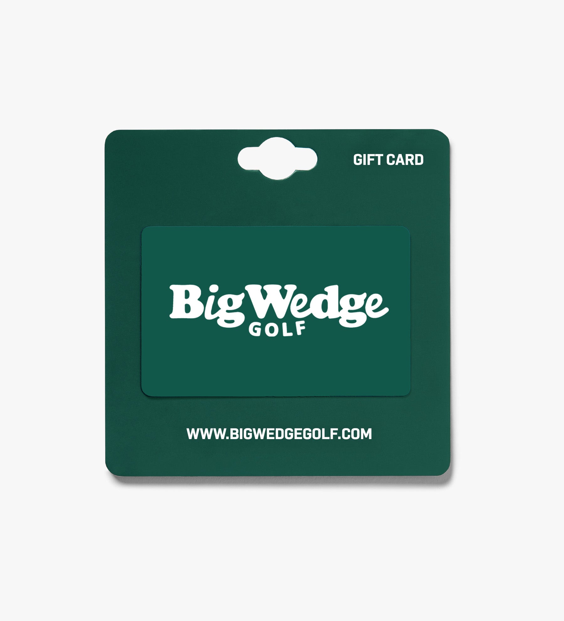 Big Wedge Golf Gift Card