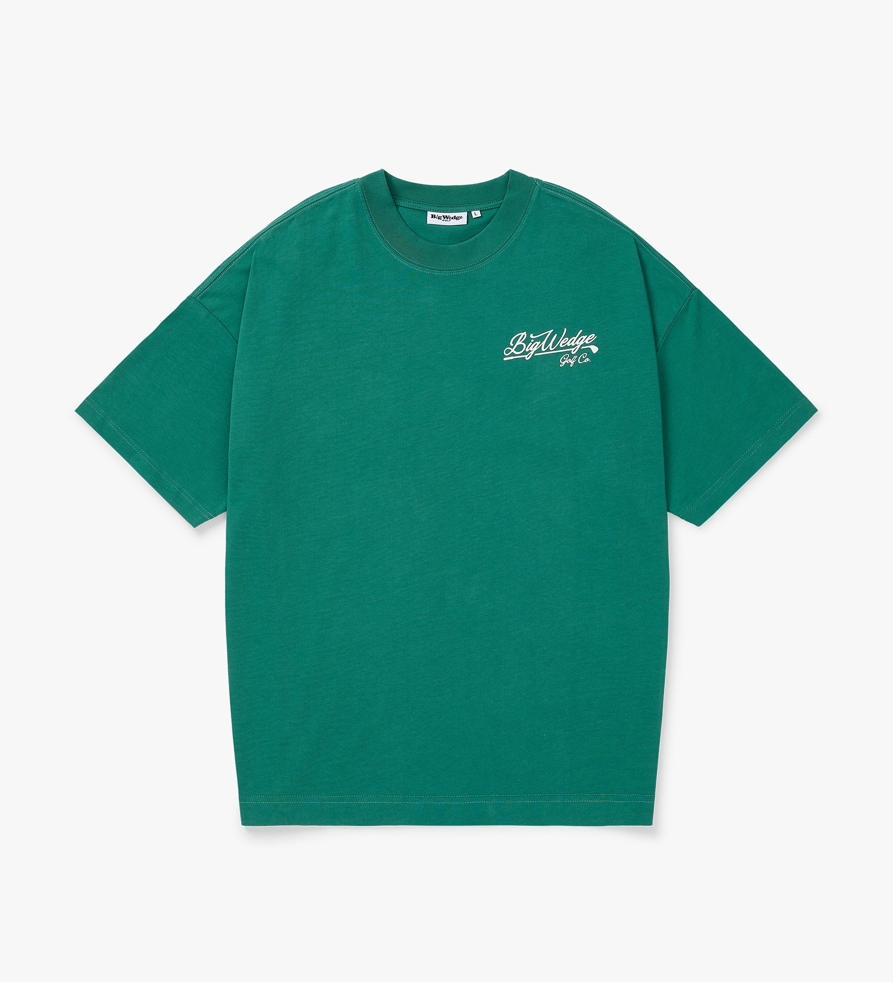 Big Wedge Script T-Shirt - Green