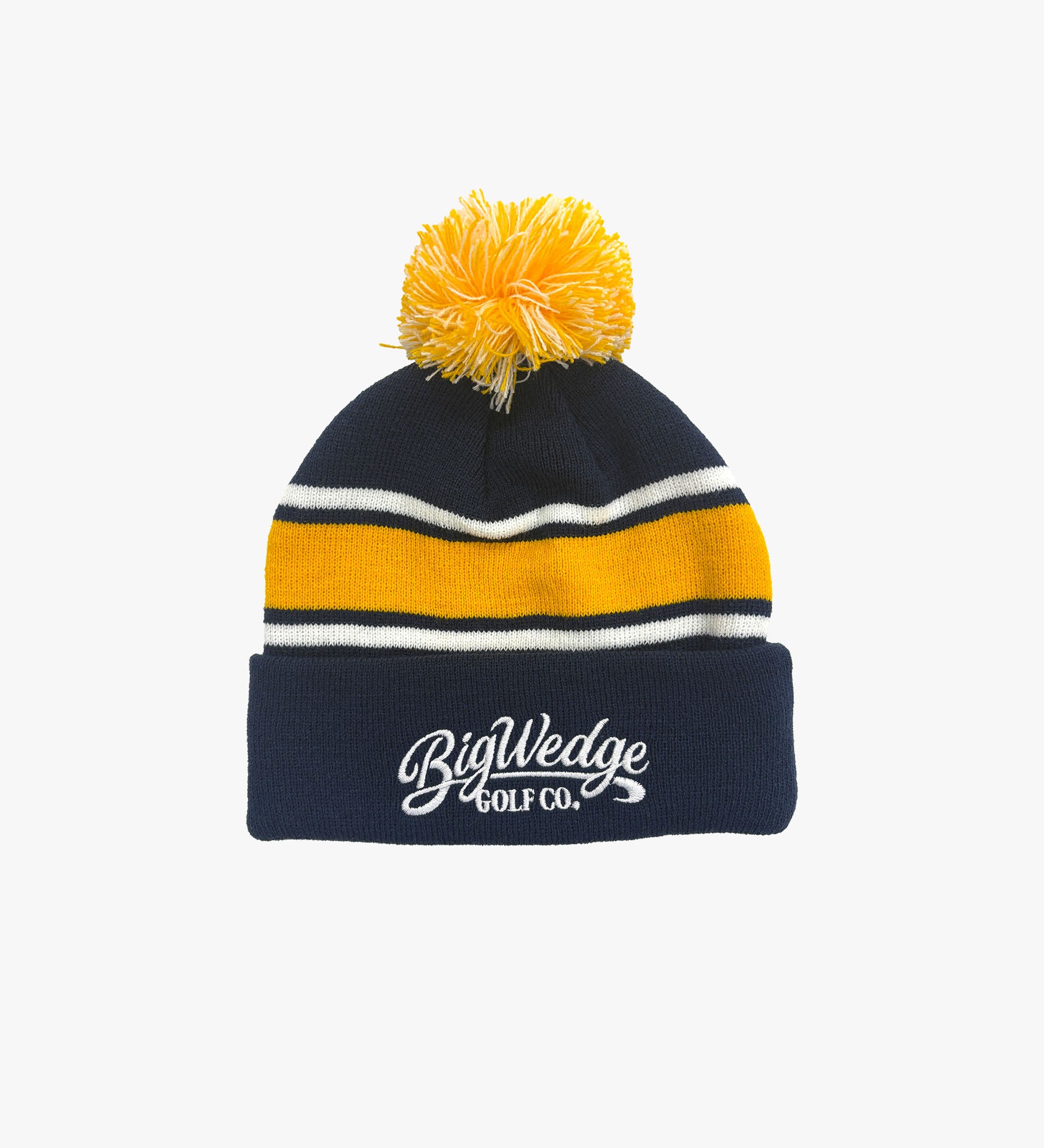 BW Golf Co. Bobble Hat [Navy/Yellow]