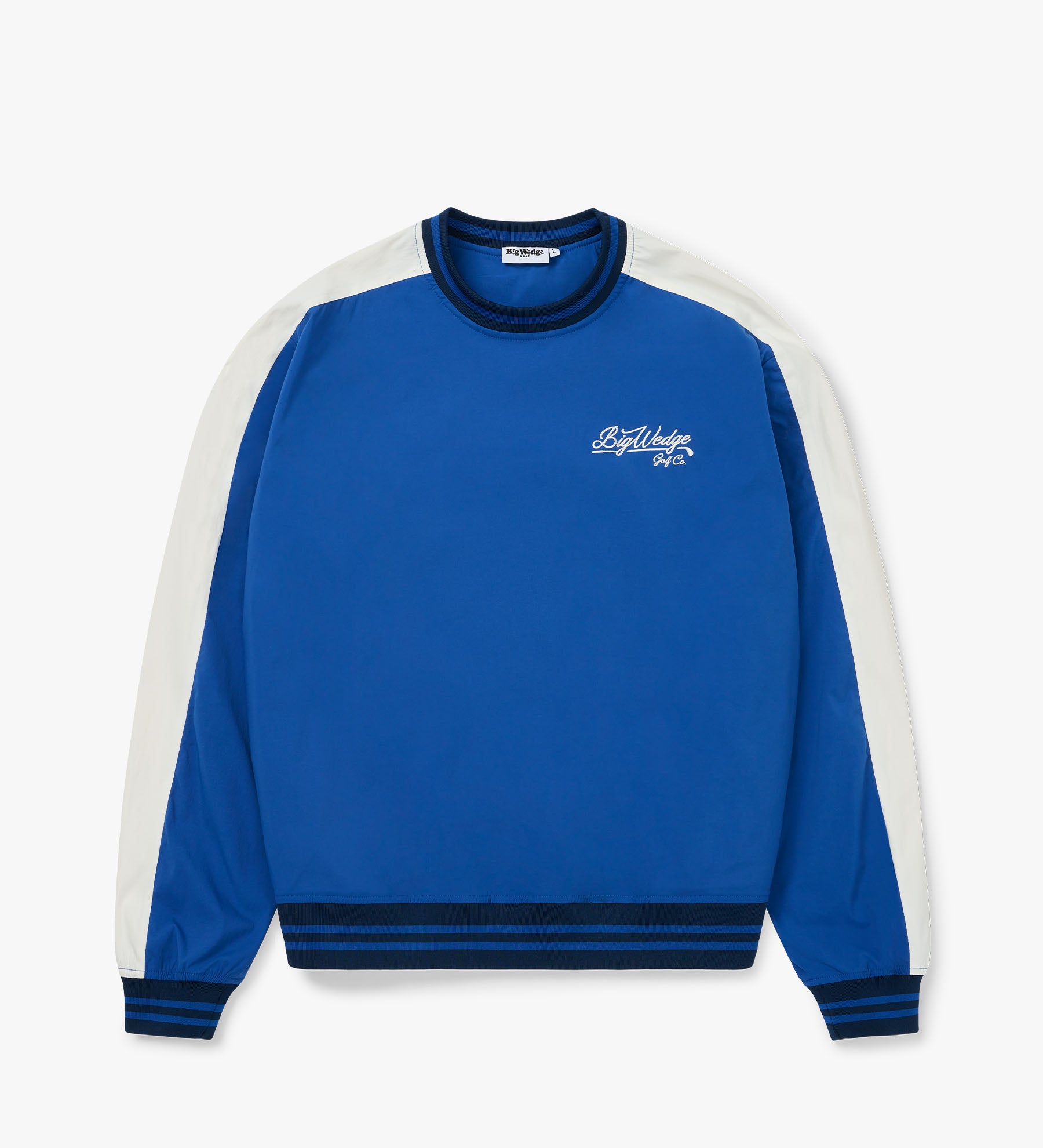BW Script Wind Sweatshirt [Navy/White]
