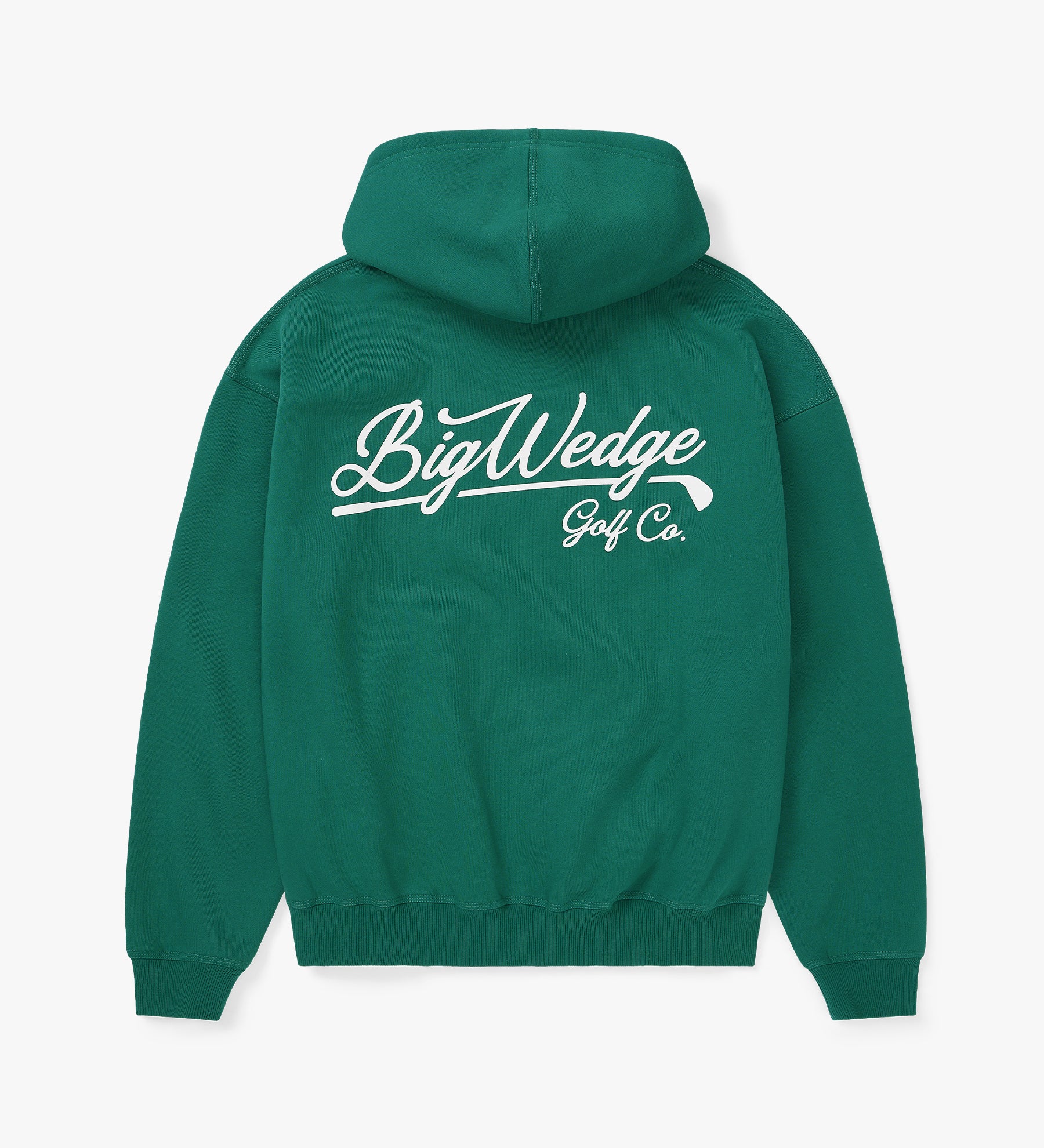 Big Wedge Golf Script Hoodie - Green